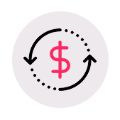 dedicated money back icon - سرور اختصاصی